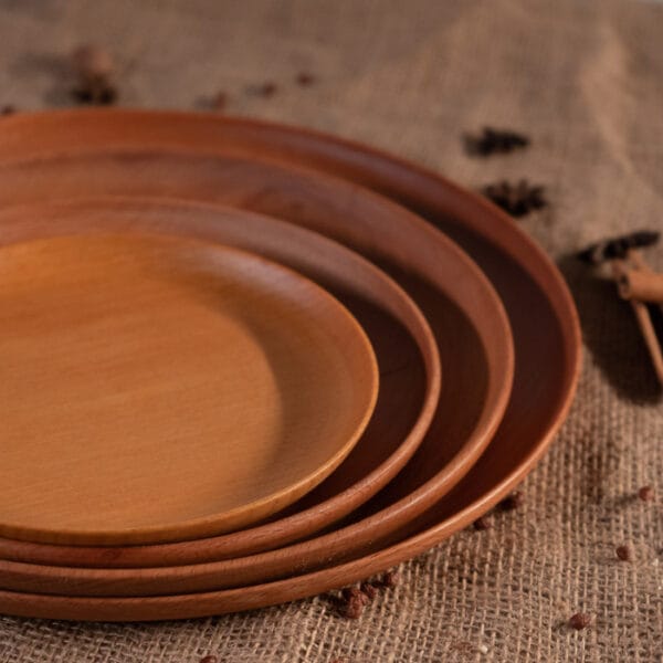 Wooden breakfast set (8 pieces) - woodin water