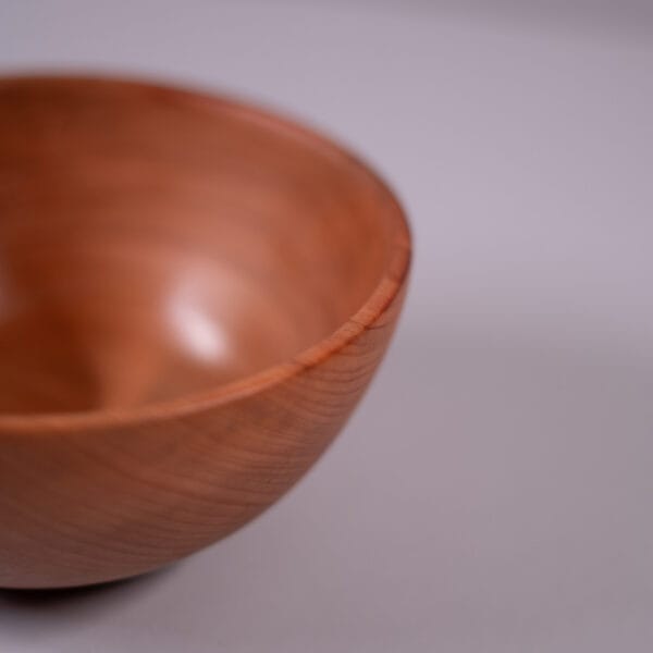 Wooden bowl for breakfast, soup, and desserts - woodin water