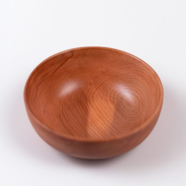 Wooden bowl for breakfast, soup, and desserts - woodin water