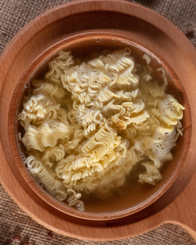 Wooden bowl for breakfast, soup, and desserts - woodin water