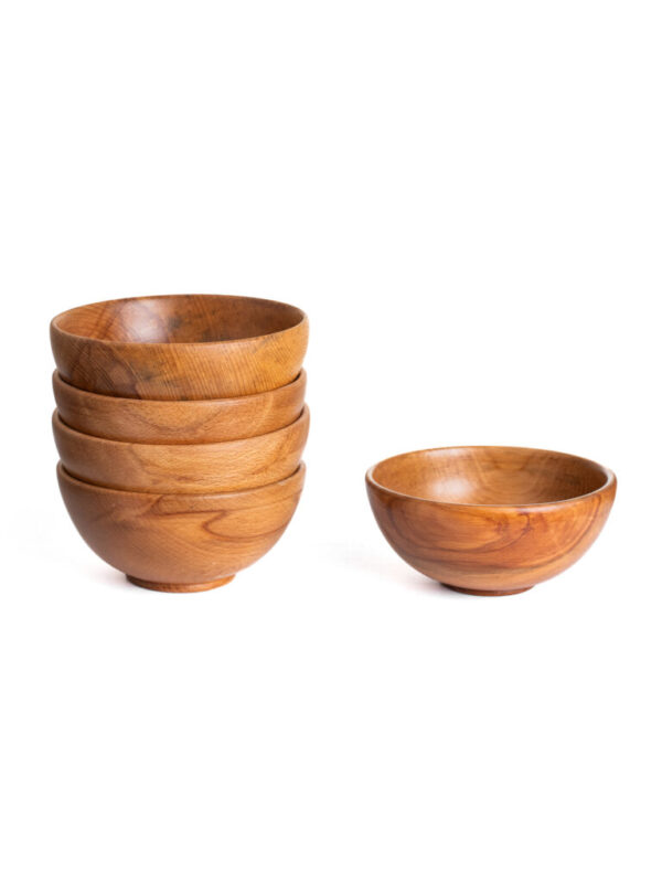 Wooden Bowl for Breakfast, Soup, and Desserts - WoodinWater