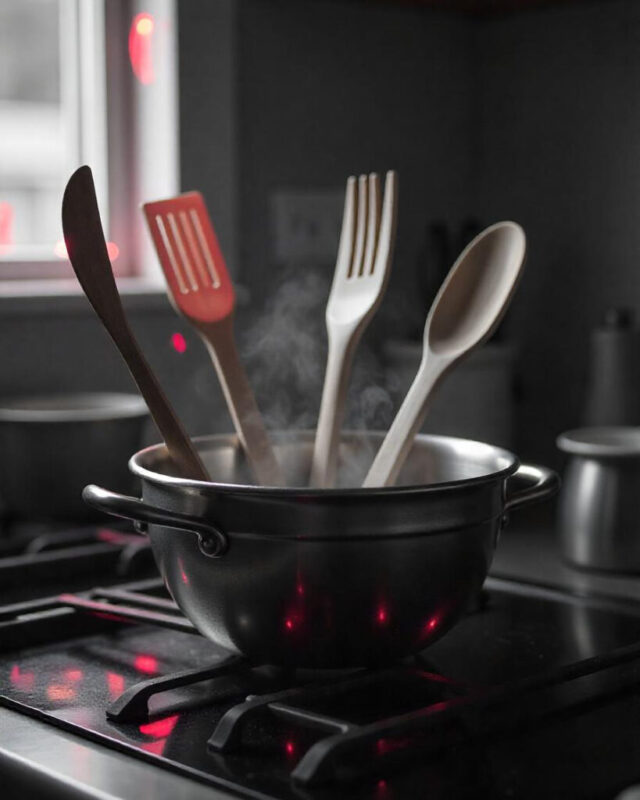 Wooden Kitchen Utensil Set (7 Pieces) - WoodinWater